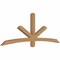 Ekena Millwork Alberta Smooth Timber Gable Bracket, Western Red Cedar, 84"W x 31"H x 3 1/2"D x 3 1/2"F, 9/12 Pitch GBW084X31X0404ALB00SWR - alternate 3